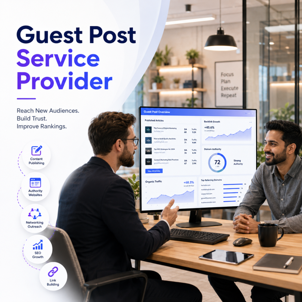 Guest Post Service Provider: Grow Traffic the Smart Way